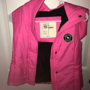 abercrombie kids pink vest